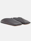 Square Toe Leather Flat Mule Black - MAISON MARGIELA - BALAAN 3