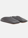 Square Toe Leather Flat Mule Black - MAISON MARGIELA - BALAAN 4