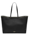 Rockstud Tote Bag Black - VALENTINO - BALAAN 1