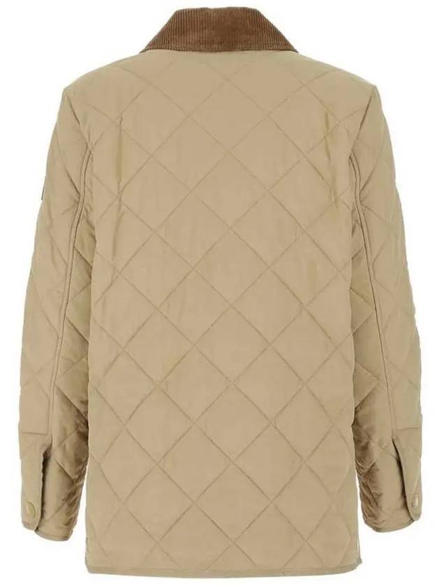 Diamond Quilted Thermoregulated Barn Jacket Honey - BURBERRY - BALAAN 4