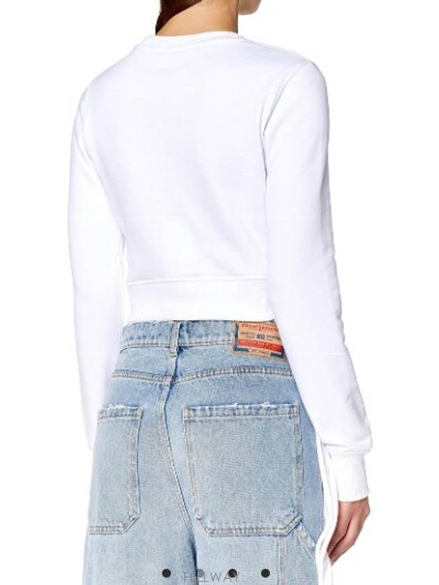 F SLIMMY OD Cropped Sweatshirt 8059038588310 - DIESEL - BALAAN 4