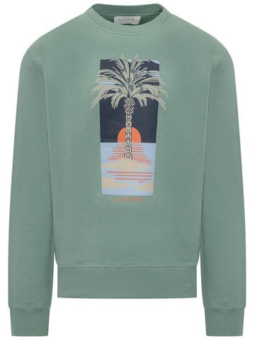 Lanvin Printed Sweatshirt - LANVIN - BALAAN 1