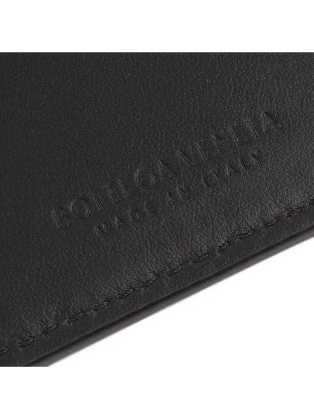 Intrecciato Half Wallet Black - BOTTEGA VENETA - BALAAN 6