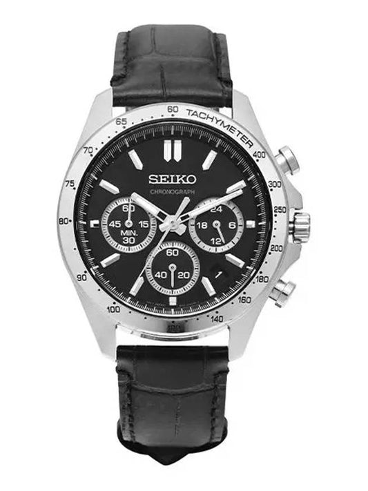 Watch SBTR021 Spirit Chronograph Tachymeter Leather Watch Men's Watch Men's Watch - SEIKO - BALAAN 2