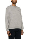 Embroidered Logo Cotton Sweatshirt Grey - POLO RALPH LAUREN - BALAAN 5