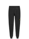 Signature Wappen Patch Cotton Exhaust Pants Black - STONE ISLAND - BALAAN 2