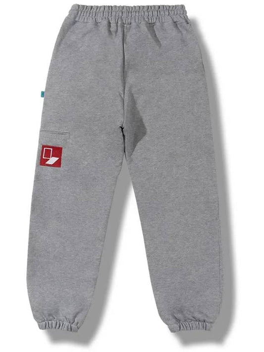 Unisex BXJGPT Door Box Sweat Jogger Pants Gray - CHANCE'S NOI - BALAAN 2