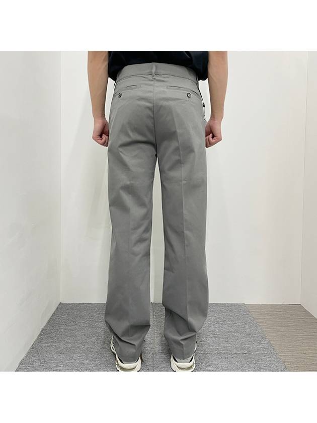 Chino Straight Pants Grey - AMI - BALAAN 5