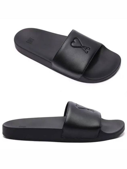 De Coeur Slippers Black - AMI - BALAAN 2