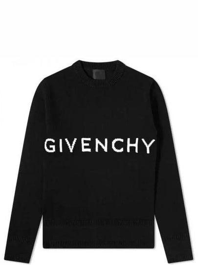 4G Logo Cotton Knit Top Black - GIVENCHY - BALAAN 2