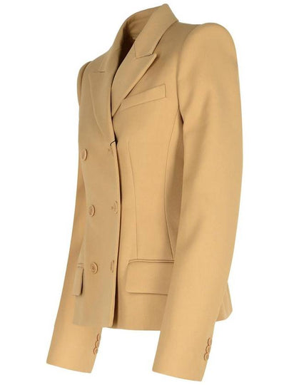 Sportmax 'Cablo' Beige Cotton Blend Blazer - MAX MARA SPORTMAX - BALAAN 2