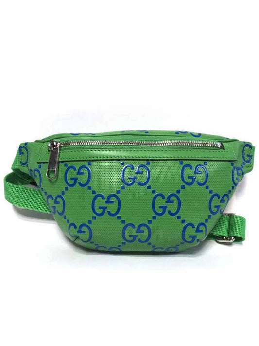 GG Monogram Leather Belt Bag Green - GUCCI - BALAAN 2