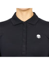 Golf wear polo brushed long sleeve t-shirt G01562 007 - HYDROGEN - BALAAN 6