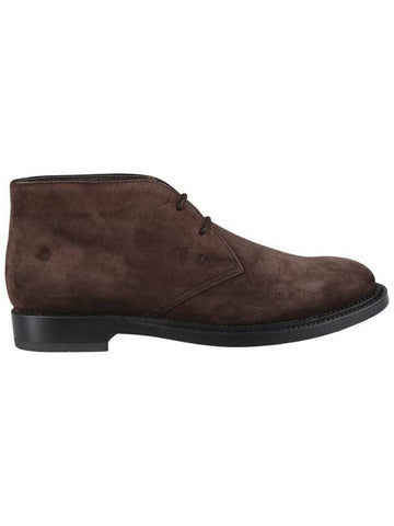 Tod'S Suede Ankle Boot Shoes - TOD'S - BALAAN 1