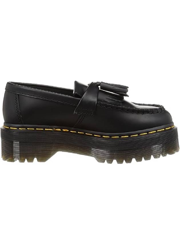 Adrian Leather Platform Tassel Loafers Black - DR. MARTENS - BALAAN 1