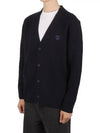 Cardigan NM00506KT1006 P480 NAVY - MAISON KITSUNE - BALAAN 2