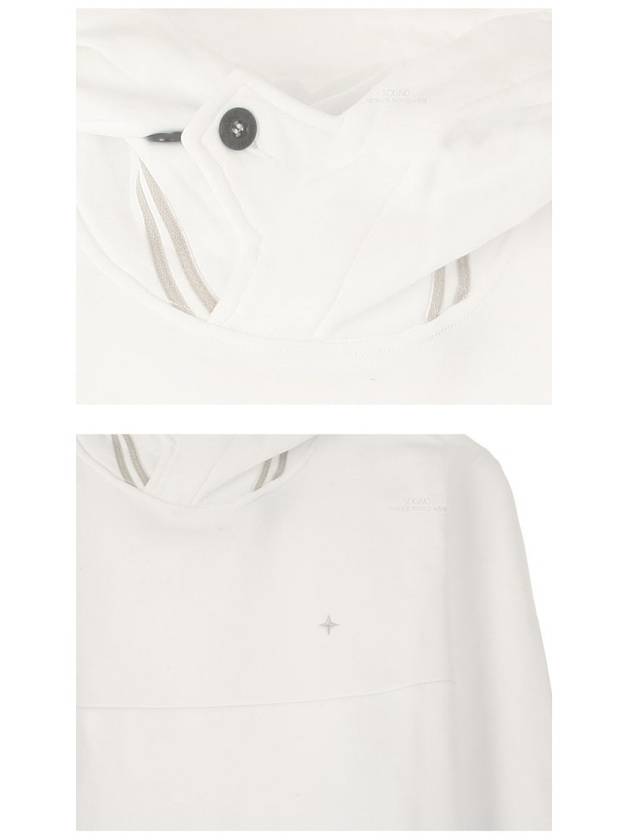 20SS 721560151 V0001 Star Embroidery Hooded White Men’s T-shirt TJ - STONE ISLAND - BALAAN 5