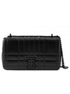 Women's Lola Quilted Small Leather Shoulder Bag Black - BURBERRY - BALAAN 2