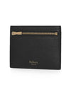 Classic Grain Leather Zipper Card Wallet Black - MULBERRY - BALAAN 5