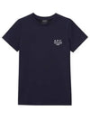 Denise Embroidered Short Sleeve T-shirt Navy - A.P.C. - BALAAN 2