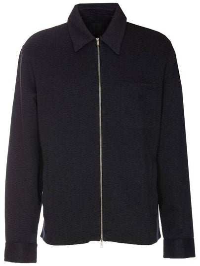 Mini 4G Detail Zipper Long Sleeve Shirt Graphite - GIVENCHY - BALAAN 2