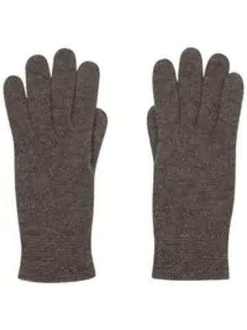 Whole Garment Knit Gloves Brown - CALLAITE - BALAAN 1