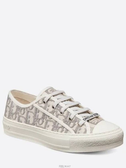 Walk'N'Dior Oblique Low Top Sneakers Grey - DIOR - BALAAN 2