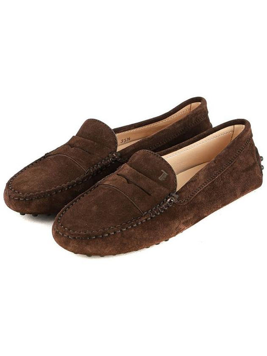 Gommino Suede Driving Shoes Brown - TOD'S - BALAAN 2