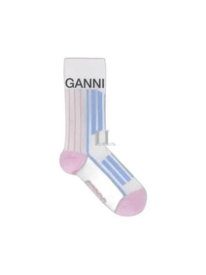 Sporty Socks Egret - GANNI - BALAAN 2