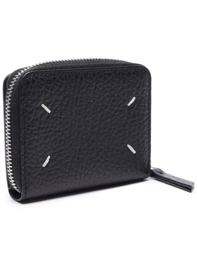 Men's 4 Stitch Card Wallet Black - MAISON MARGIELA - BALAAN 4