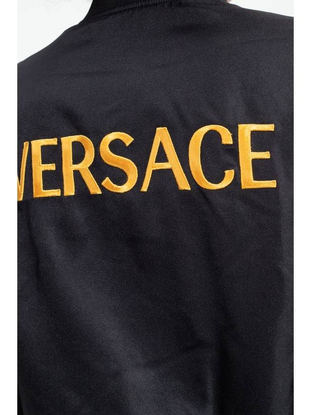 Barocco Print Silk Bomber Jacket 10061371A04236 - VERSACE - BALAAN 9