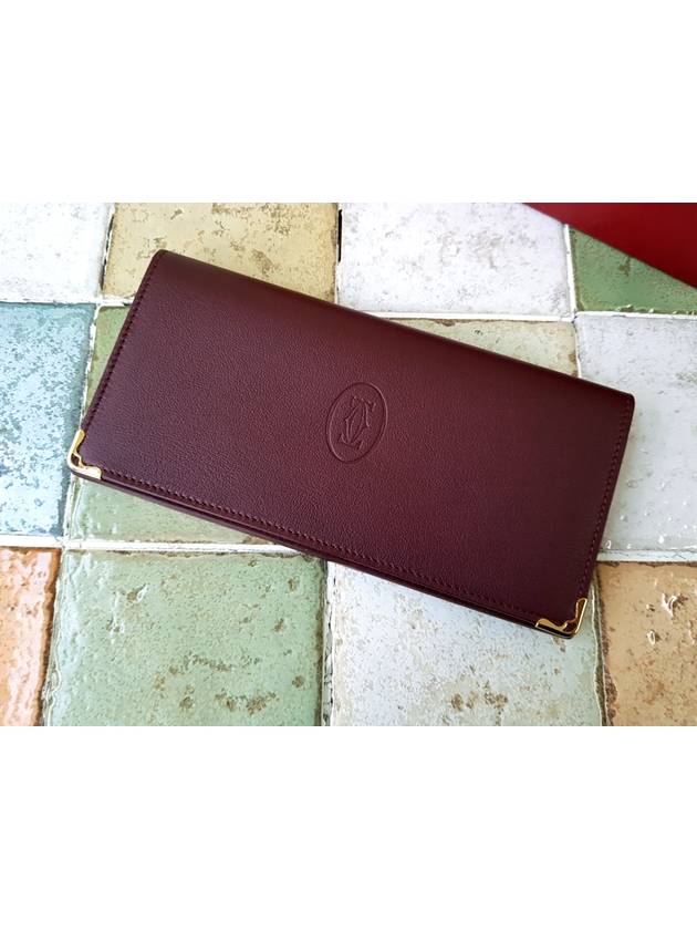 Unused long wallet for men and women - CARTIER - BALAAN 3