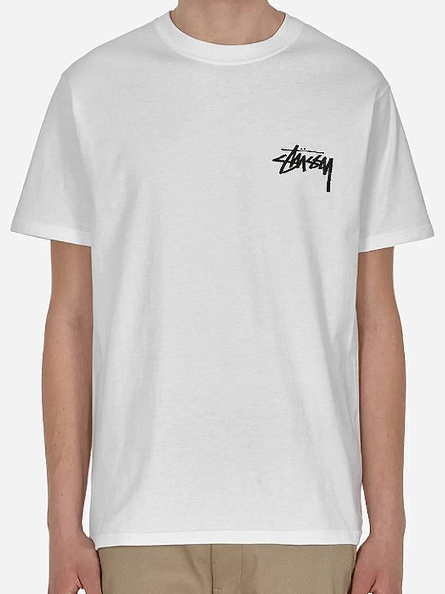 fuzzy dice t shirt white women - STUSSY - BALAAN 5