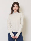 5 Button Placket Knit Top Ivory - JUN BY JUN K - BALAAN 1