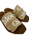 Woody Logo Strap Slippers CHC19U18 - CHLOE - BALAAN 3