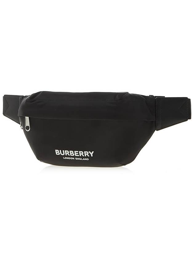 Logo Print Nylon Sonny Bum Belt Bag Black - BURBERRY - BALAAN 3