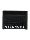 Logo 4G Monogram Card Wallet Black - GIVENCHY - BALAAN 2