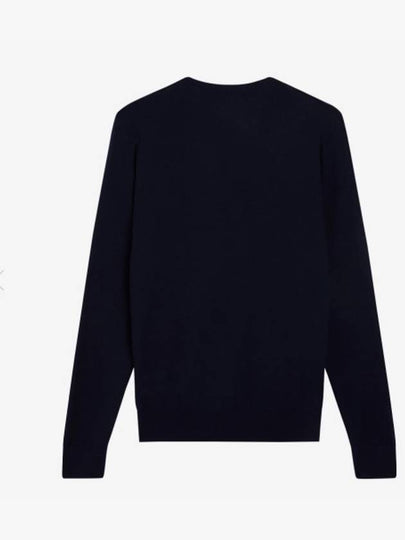 Maison Kitsune Tricolor Fox Patch Classic Cardigan Navy - MAISON KITSUNE - BALAAN 2