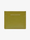 Stitched Leather Card Wallet Green - MAISON MARGIELA - BALAAN 2