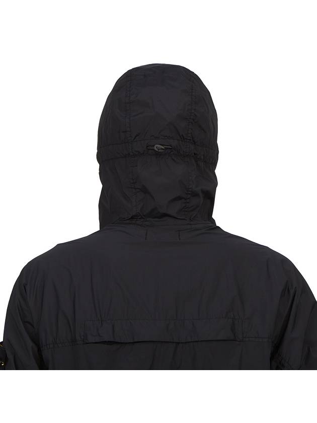 Skin Touch Nylon TC Hooded Jacket Black - STONE ISLAND - BALAAN 8