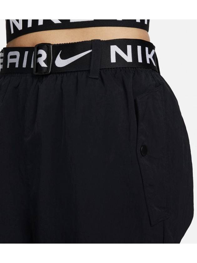 Air High Rise Woven Track Pants Black - NIKE - BALAAN 7