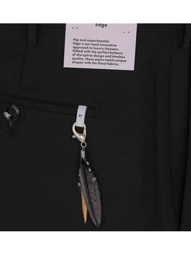 Feather detail black slacks COAFX0Z00FWDTO990 990 - PT01 - BALAAN 4