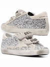 Old School Glitter Low Top Sneakers Silver - GOLDEN GOOSE - BALAAN 2