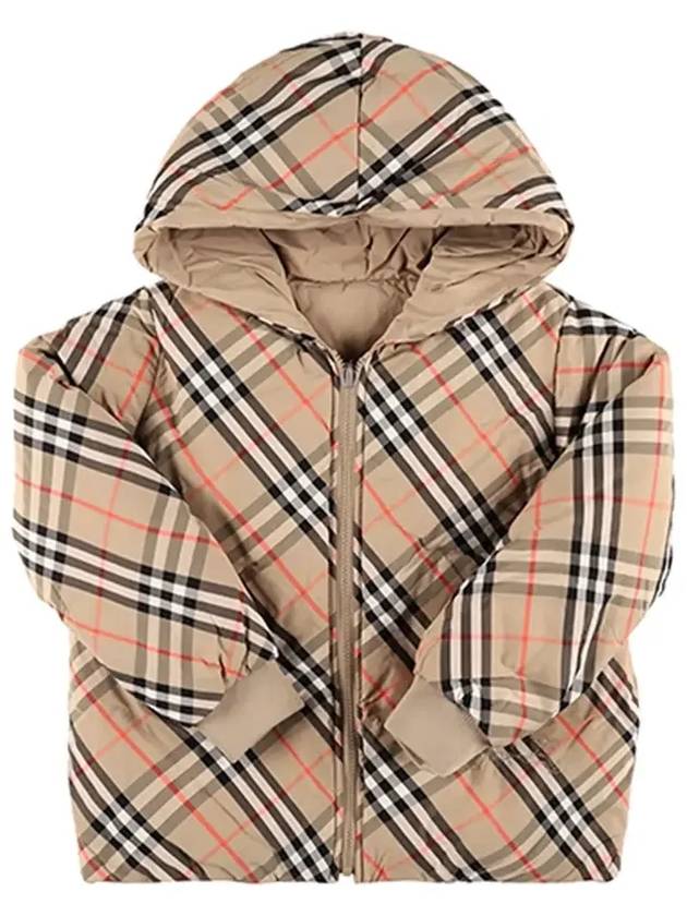 Kids Reversible Check Padded Sand - BURBERRY - BALAAN 5