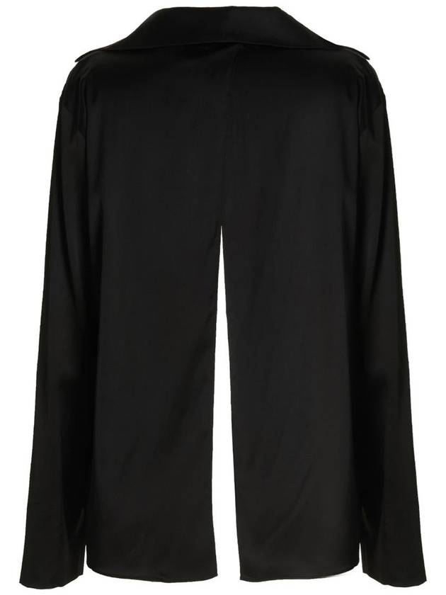 La Chemise Notte Open Charm Logo Shirt Black - JACQUEMUS - BALAAN 3