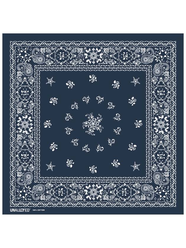 Knot Paisley Bandana Navy - UNALLOYED - BALAAN 1