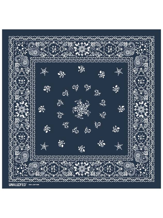 Knot Paisley Bandana Navy - UNALLOYED - BALAAN 1