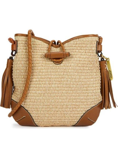 Taggy Raffia Cross Bag Cognac - ISABEL MARANT - BALAAN 2