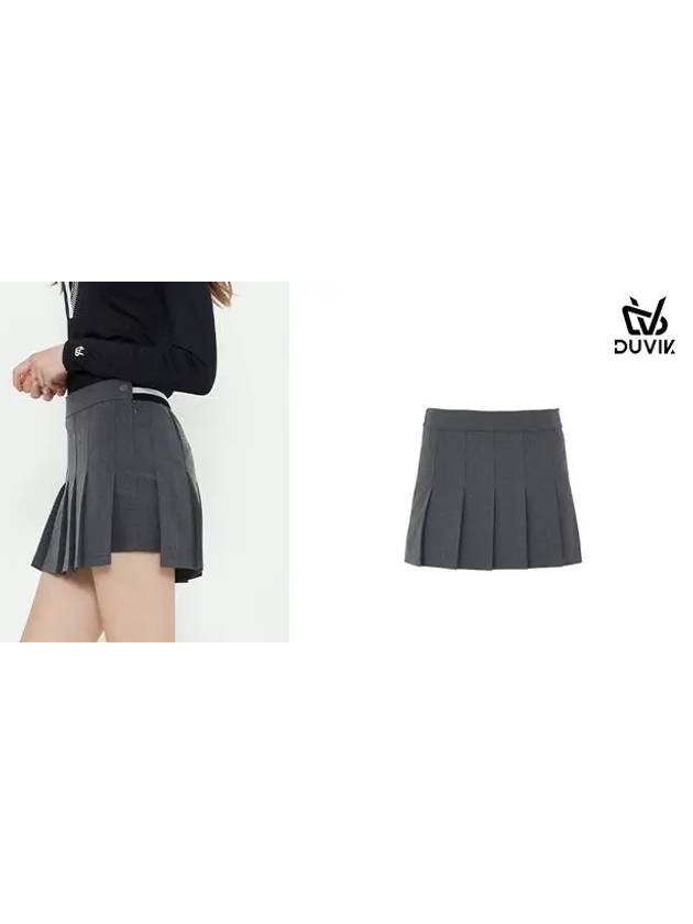 Pleated Pleated Skirt Shorts DC3WCU003GY - DUVIK - BALAAN 6