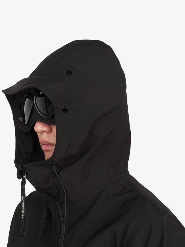 Shell R Goggle Hooded Jacket Black - CP COMPANY - BALAAN 5